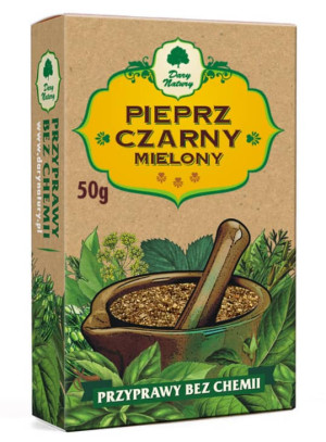 PIEPRZ CZARNY MIELONY 50 g