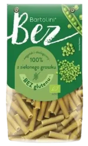 MAKARON Z GROSZKU ZIELONEGO RURKA BEZGLUTENOWY BIO 250 g