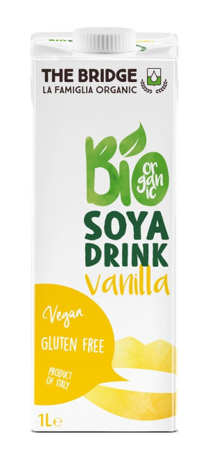 NAPÓJ SOJOWY O SMAKU WANILIOWYM BEZGLUTENOWY BIO 1 L