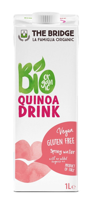 NAPÓJ QUINOA Z RYŻEM BEZ CUKRU BEZGLUTENOWY BIO 1 L