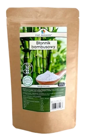 BŁONNIK BAMBUSOWY BEZGLUTENOWY 250 g