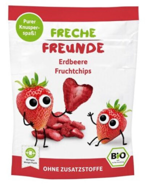 CHIPSY TRUSKAWKOWE DLA DZIECI BEZGLUTENOWE BIO 12 g