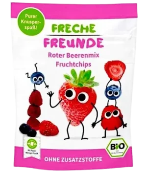 CHIPSY DLA DZIECI BEZGLUTENOWE OWOCE JAGODOWE BIO 10 g
