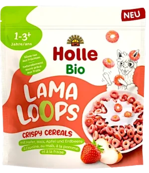 KÓŁECZKA ZBOŻOWE JABŁKOWO - TRUSKAWKOWA LAMA BEZ CUKRU OD 1 ROKU BIO 125 g