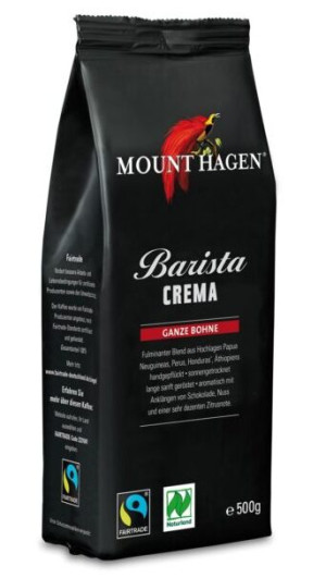 KAWA ZIARNISTA ARABICA 100 % BARISTA CREMA FAIR TRADE BIO 500 g