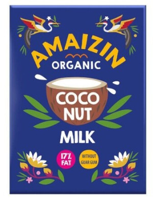 COCONUT MILK - NAPÓJ KOKOSOWY BEZ GUMY GUAR (17% TŁ.) BIO 200 ml