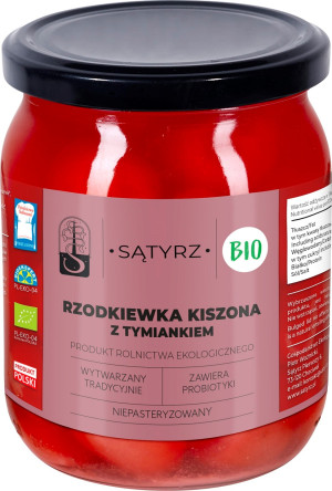 RZODKIEWKI KISZONE Z TYMIANKIEM BIO 500 g (250 g)
