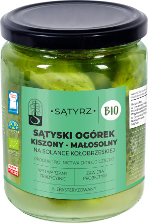 OGÓRKI MAŁOSOLNE SĄTYSKIE BIO 400 g (300 g)