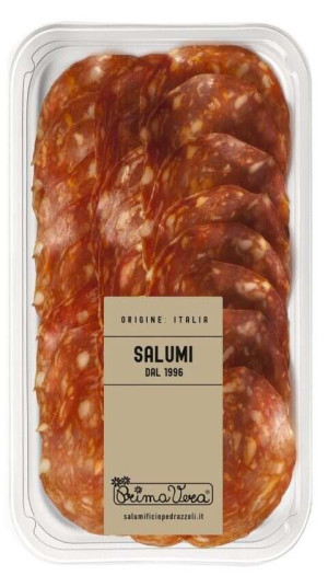 SALAMI PICCANTE DOJRZEWAJĄCE PLASTRY BEZGLUTENOWE BIO 70 g