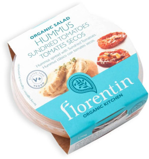 HUMMUS Z SUSZONYMI POMIDORAMI BEZGLUTENOWY BIO 170 g