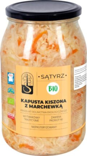 KAPUSTA KISZONA Z MARCHEWKĄ BIO 800 g