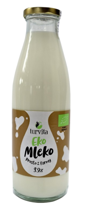 MLEKO ŚWIEŻE 3,9 % BIO 750 ml