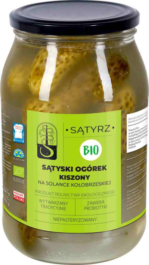 OGÓRKI KISZONE SĄTYSKIE BIO 880 g (550 g)