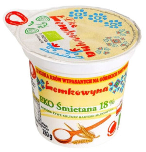 ŚMIETANA 18 % BIO 280 g