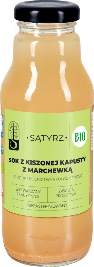 SOK Z KAPUSTY KISZONEJ Z MARCHEWKĄ BIO 300 ml