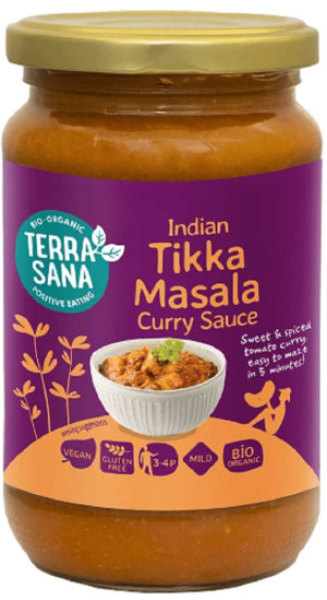 SOS CURRY INDIAN TIKKA MASALA BEZGLUTENOWY BIO 350 g