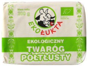 TWARÓG BIO PÓŁTŁUSTY 200 g