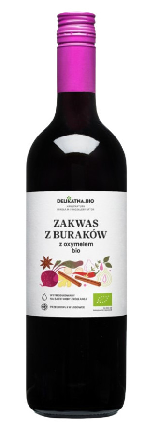 ZAKWAS Z BURAKÓW TRADYCYJNY Z OXYMELEM BIO 700 ml