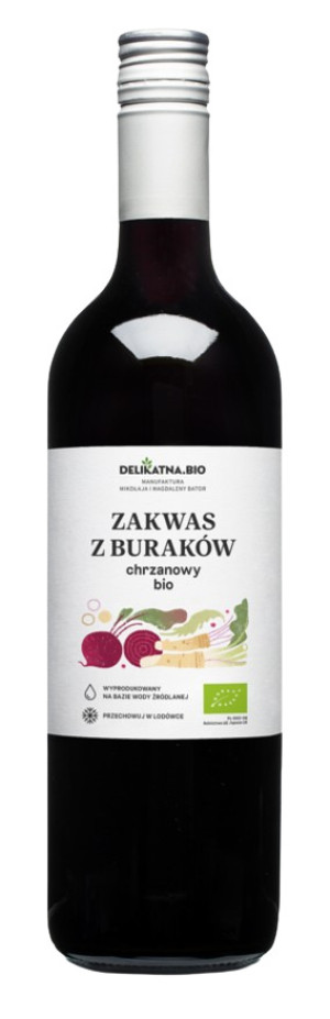 ZAKWAS Z BURAKÓW Z CHRZANEM BIO 700 ml