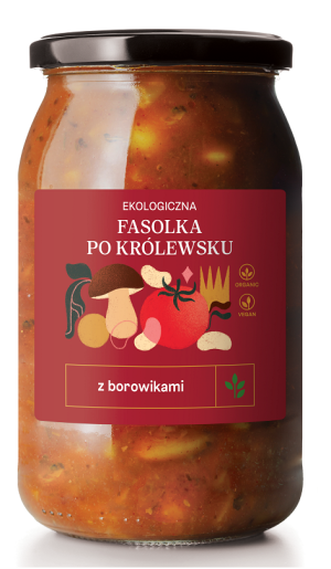 FASOLKA PO KRÓLEWSKU Z BOROWIKAMI BIO 900 ml