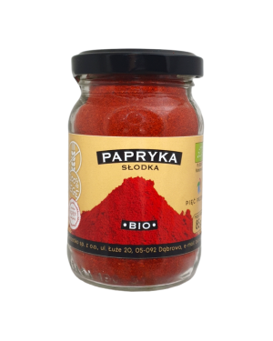 PAPRYKA SŁODKA MIELONA BEZGLUTENOWA BIO 85 g