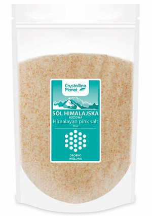 SÓL HIMALAJSKA RÓŻOWA DROBNO MIELONA 1 kg