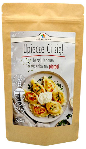 MIESZANKA NA PIEROGI BEZGLUTENOWE BEZ CUKRU 550 g