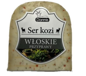 KOZI SER DOJRZEWAJĄCY Z WŁOSKIMI PRZYPRAWAMI 200 g