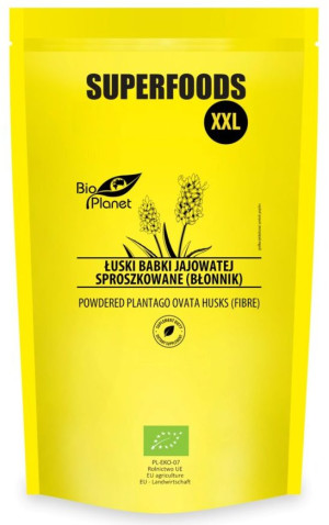 ŁUSKI BABKI JAJOWATEJ SPROSZKOWANE (BŁONNIK) BIO 600 g