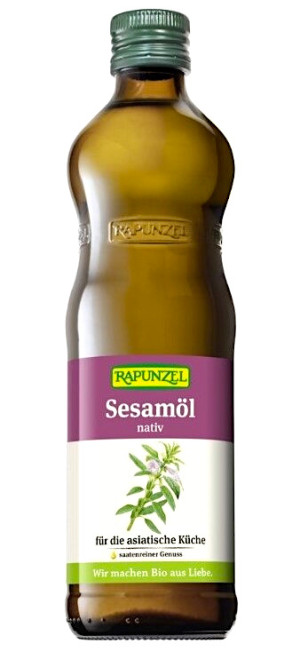 OLEJ SEZAMOWY TŁOCZONY NA ZIMNO BIO 500 ml