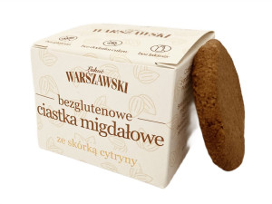 CIASTKA MIGDAŁOWE BEZGLUTENOWE BEZ CUKRU 150 g