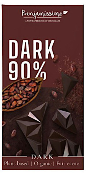 CZEKOLADA GORZKA 90% BEZGLUTENOWA BIO 60 g