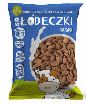 ŁÓDECZKI JAGLANO - ORKISZOWE Z KAKAO BEZ CUKRU BIO 260 g