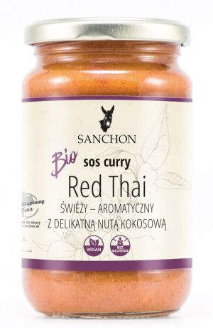 SOS CURRY RED THAI WEGAŃSKI BEZGLUTENOWY BIO 340 g