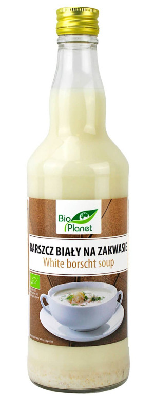 BARSZCZ BIAŁY NA ZAKWASIE NIEPASTERYZOWANY BIO 500 ml