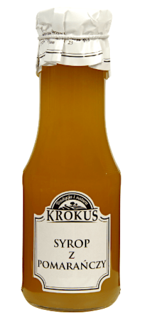 SYROP POMARAŃCZOWY BEZGLUTENOWY 355 g (280 ml)