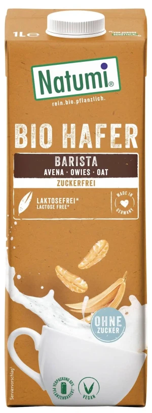 NAPÓJ OWSIANY BARISTA BEZ CUKRU BIO 1 L