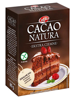 KAKAO DO PIECZENIA EKSTRA CIEMNE BEZGLUTENOWE 80 g