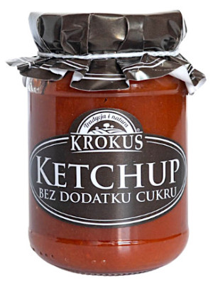 KETCHUP BEZ CUKRU BEZGLUTENOWY 180 g