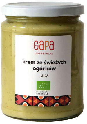 KREM ZE ŚWIEŻYCH OGÓRKÓW BIO 450 g