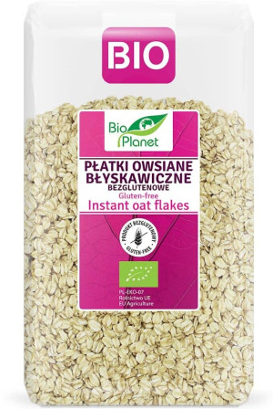 PŁATKI OWSIANE BŁYSKAWICZNE BEZGLUTENOWE BIO 600 g