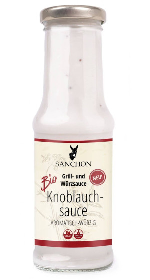 SOS CZOSNKOWY DO GRILLA BEZGLUTENOWY BIO 210 ml