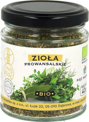 ZIOŁA PROWANSALSKIE BEZGLUTENOWE BIO 40 g