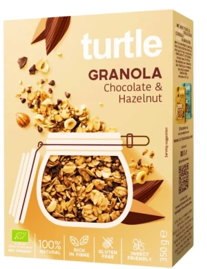 GRANOLA CZEKOLADA - ORZECHY LASKOWE BEZGLUTENOWA BIO 350 g