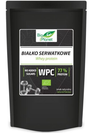 BIAŁKO SERWATKOWE NATURALNE (WPC 77) BIO 150 g