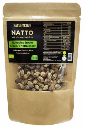 CHRUPKI LIOFILIZOWANE Z NATTO BEZGLUTENOWE BIO 20 g