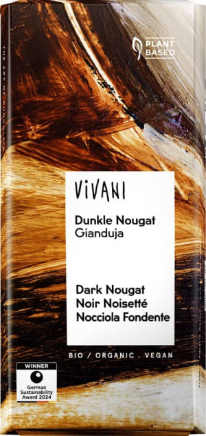 CZEKOLADA GORZKA NUGATOWA BIO 80 g