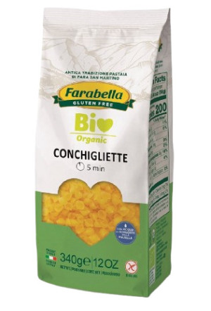 MAKARON MUSZELKI BEZGLUTENOWY (CONCHIGLIETTE) BIO 340 g