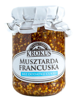 MUSZTARDA FRANCUSKA BEZ CUKRU 185 g