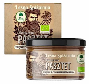 PASZTET Z ŻOŁĘDZI Z CZOSNKIEM NIEDŹWIEDZIM BIO 200 g